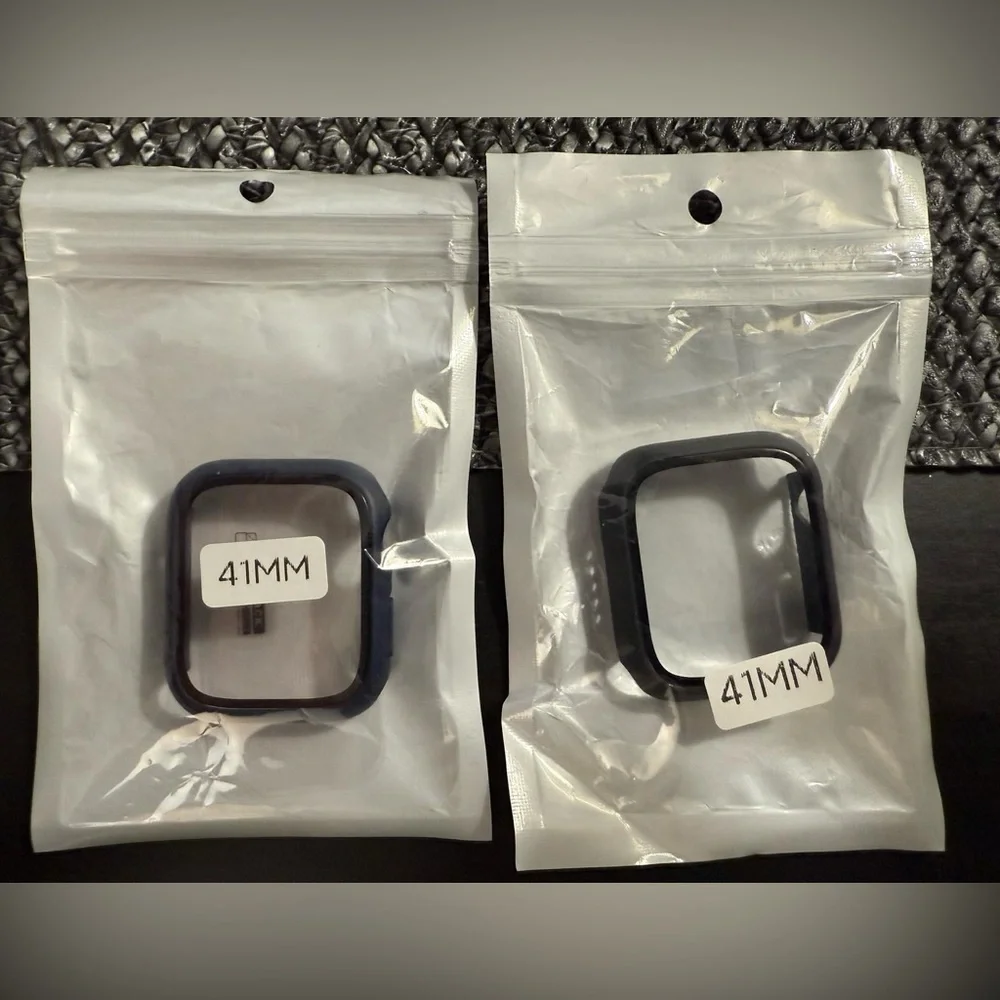 Spigen Rugged Apple watch protective case and 3 extra cases with tempered glass
